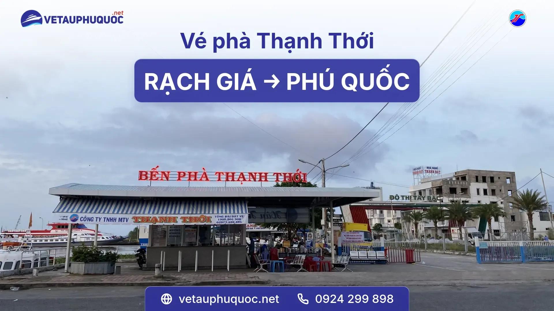Vé phà Thạnh Thới Rạch Giá Phú Quốc: Vận chuyển xe an toàn