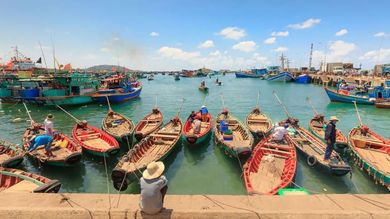 Khung cảnh tự nhiên tuyệt đẹp tại Làng Chài Phú Quốc