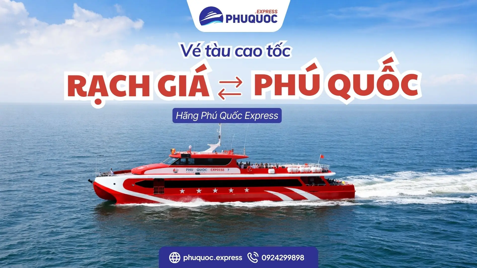 Vé tàu Rạch Giá Phú Quốc hãng Phú Quốc Express