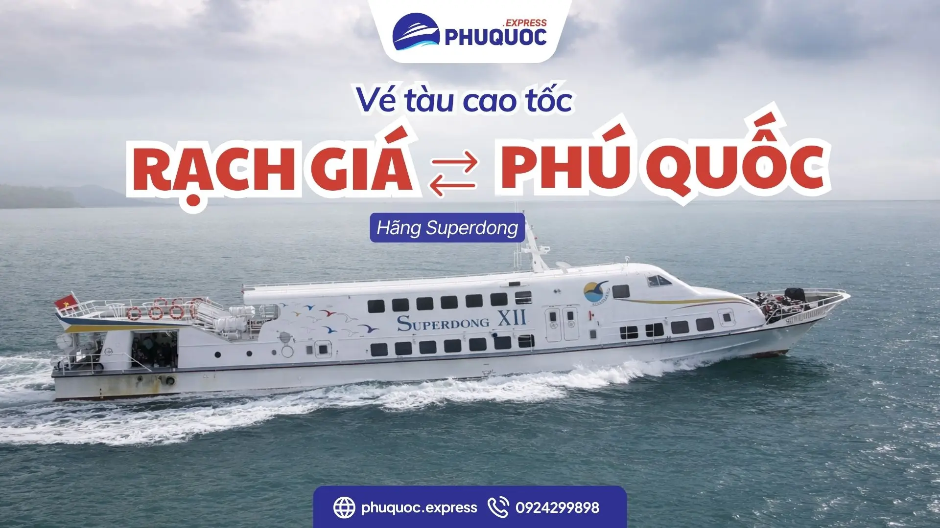 Vé tàu Superdong Rạch Giá Phú Quốc